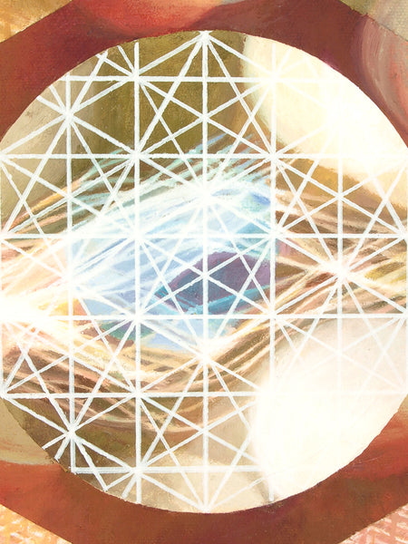 Soul Shape Painting Fine Art Giclée Print Detail A