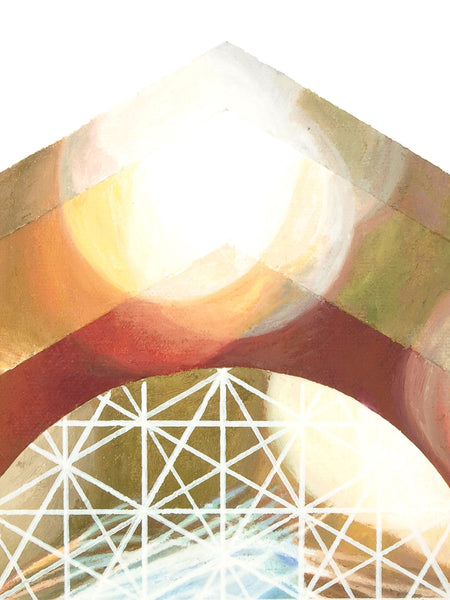 Soul Shape Painting Fine Art Giclée Print Detail B